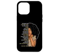 Carcasa para iPhone 12 Pro MAX Niños Black Pride Girls Soy Black Girl Magic Leopard Cheetah