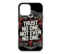 Carcasa para iPhone 12 Pro MAX No confíe en Nadie, ni Siquiera en Nadie