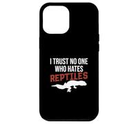 Carcasa para iPhone 12 Pro MAX No confío en Nadie Que Odie a los Reptiles, Divertido Propietario de un geco Leopardo