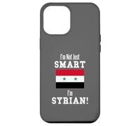 Carcasa para iPhone 12 Pro MAX No Soy Solo Inteligente, Bandera de país Sirio Siria