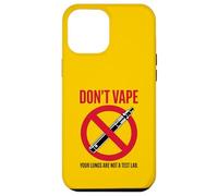 Carcasa para iPhone 12 Pro MAX No Vape Sus Pulmones No Son Un Laboratorio De Pruebas
