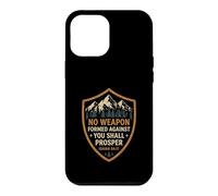Carcasa para iPhone 12 Pro MAX No Weapon Formed Against You Shall Prosper Versículo