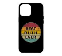 Carcasa para iPhone 12 Pro MAX Nombre Personalizado Ruth I Love Ruth Retro Vintage Style