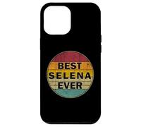 Carcasa para iPhone 12 Pro MAX Nombre Personalizado Selena I Love Selena Retro Vintage Style