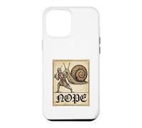 Carcasa para iPhone 12 Pro MAX Nope Knight Fighting Giant Snail Funny Medieval History Meme