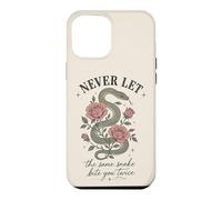 Carcasa para iPhone 12 Pro MAX Nunca Dejes Que la Misma Serpiente te muerda Dos Veces Serpent Rose