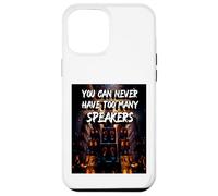 Carcasa para iPhone 12 Pro MAX Nunca Puedes Tener demasiados Altavoces | Music Speak