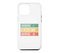 Carcasa para iPhone 12 Pro MAX Obedience is Better Than Sacrifice Relationship VS Religion