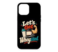 Carcasa para iPhone 12 Pro MAX Obtengamos el Humor de proteína de suero de Leche Wheysted Bodybuilding