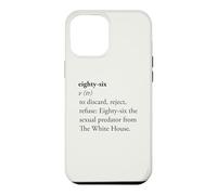 Carcasa para iPhone 12 Pro MAX Ochenta y Seis Diccionario Definición Activista Político Diseño