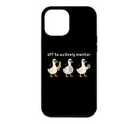 Carcasa para iPhone 12 Pro MAX Off to Actively Monitor Teacher Testing Day Funny Goose