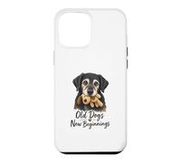 Carcasa para iPhone 12 Pro MAX Old Dogs New Beginnings Senior Rescue Dog Cute Rescue Dog