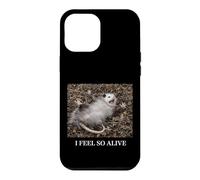 Carcasa para iPhone 12 Pro MAX Opossum I Feel So Alive Playing Dead Humor irónico sarcástico