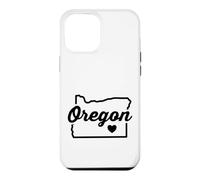Carcasa para iPhone 12 Pro MAX Oregon State Outline Vintage Love America Home