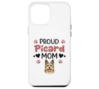 Carcasa para iPhone 12 Pro MAX Orgullosa Madre De Picard, Perro Pastor Picardo