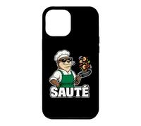 Carcasa para iPhone 12 Pro MAX Otter Chef Salteado Cocinando Gráfico Animal