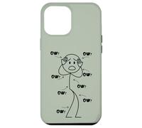 Carcasa para iPhone 12 Pro MAX OW OW Stick Character Figure Humor Chronic Pain Awareness