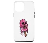 Carcasa para iPhone 12 Pro MAX Paleta de Calavera Rosa derretida Espeluznante Verano Halloween Espeluznante