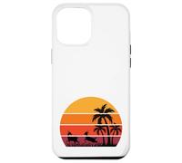 Carcasa para iPhone 12 Pro MAX Palmeras Gacelas Safari Sabana Puesta de Sol África Recuerdo