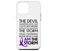 Carcasa para iPhone 12 Pro MAX Pancreatic Cancer Warriors I Am The Storm and I Will Survive