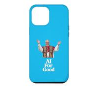 Carcasa para iPhone 12 Pro MAX Papa León XIV AI para el Bien - MAGNIFICA HUMANITAS