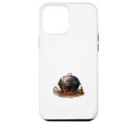 Carcasa para iPhone 12 Pro MAX Parrilla clásica de carbón con Control de Calor