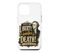 Carcasa para iPhone 12 Pro MAX Patrick Henry Give Me Liberty or Death Cita histórica