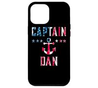 Carcasa para iPhone 12 Pro MAX Patriótico Capitán Dan Vintage Bandera de Estados Unidos 4 de Julio
