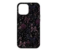 Carcasa para iPhone 12 Pro MAX Patrón de Luna botánica Vintage con diseño Floral, Estilo Bow Coquet