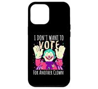 Carcasa para iPhone 12 Pro MAX Payaso Aterrador No Quiero Votar por Otra votación de Payaso