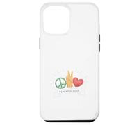 Carcasa para iPhone 12 Pro MAX Peaceful Soul Peace Sign Hand Gesture Love Graphic Nature