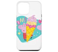 Carcasa para iPhone 12 Pro MAX Peppa Pig Yum Ice Cream