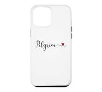 Carcasa para iPhone 12 Pro MAX Peregrino Tipografía Corazón Regalo de Acción de Gracias