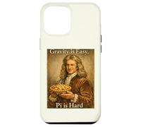 Carcasa para iPhone 12 Pro MAX Pi Day Gravity is Easy Pi es difícil Divertido Newton Science Pun