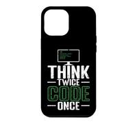 Carcasa para iPhone 12 Pro MAX Piensa Dos Veces código una Vez