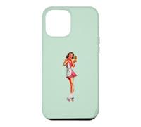 Carcasa para iPhone 12 Pro MAX Pin Up Girl Bastante Morena Patines Patines Piernas