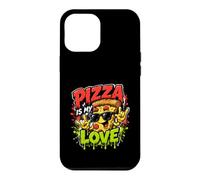 Carcasa para iPhone 12 Pro MAX Pizza es mi Amor Comida Divertida Graffiti Art