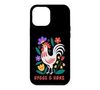 Carcasa para iPhone 12 Pro MAX Pollos de Patio Trasero Hygge Arte Popular Gallo