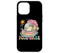 Carcasa para iPhone 12 Pro MAX Pool Babe Lindo Rana Seta Retro Verano Vibes