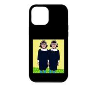 Carcasa para iPhone 12 Pro MAX Pop Art Twin Girls Vintage Cómic Gráfico de Medio Tono