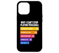 Carcasa para iPhone 12 Pro MAX por qué no Puedo Dejar de Jugar Pickleball Razones