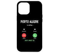 Carcasa para iPhone 12 Pro MAX Porto Alegre está Llamando y Debo IR a Brasil de Viaje