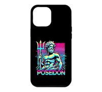 Carcasa para iPhone 12 Pro MAX Poseidón Mitología Griega Antigua Grecia Estilo Vaporwave