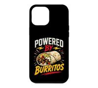 Carcasa para iPhone 12 Pro MAX Powered by Burritos Funny Burrito Saying Humor Joke Gag