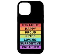 Carcasa para iPhone 12 Pro MAX predicador Recto Feliz Orgulloso Orgullo Amante Iglesia de Apoyo