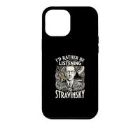 Carcasa para iPhone 12 Pro MAX Prefiero Estar Escuchando a Igor Stravinsky