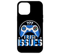Carcasa para iPhone 12 Pro MAX Problemas de Confianza Funny Gamer Controller Gaming Humor Videojuegos