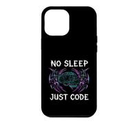 Carcasa para iPhone 12 Pro MAX Programmer Hacker No Sleep Just Code Cyberpunk Brain