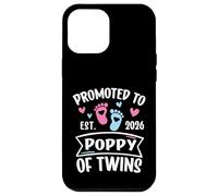 Carcasa para iPhone 12 Pro MAX Promocionado a Poppy of Twins EST 2026 Revelación de género del bebé