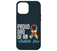 Carcasa para iPhone 12 Pro MAX Proud Dad of An Autistic Son - Autism Awareness Padre Hijo
